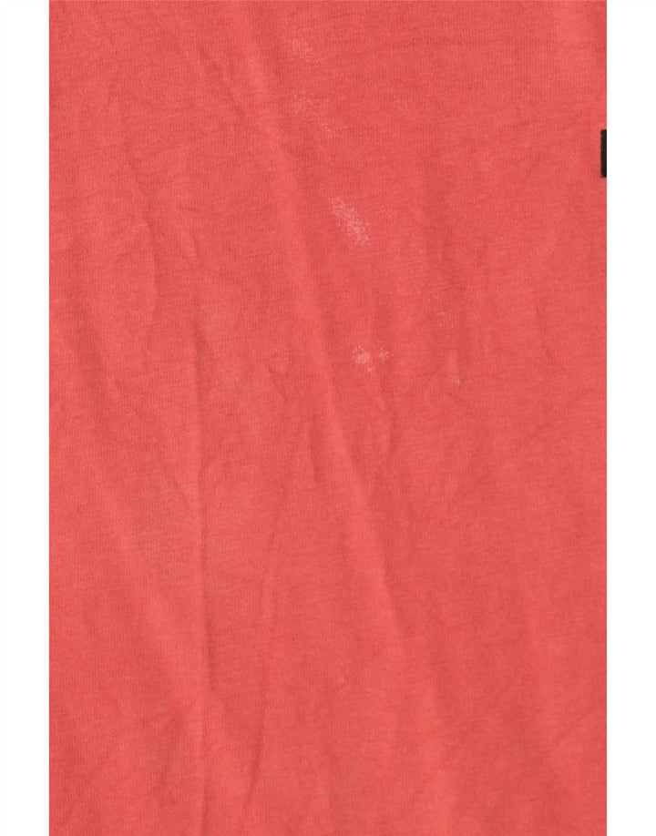 DONDUP T-shirt Uomo Top Cotone Rosa Medio