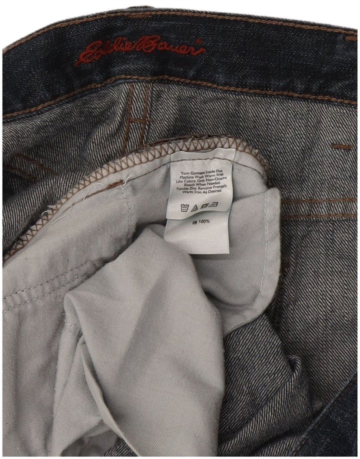 Jeans dritti da uomo Eddie Bauer W40 L30 cotone blu
