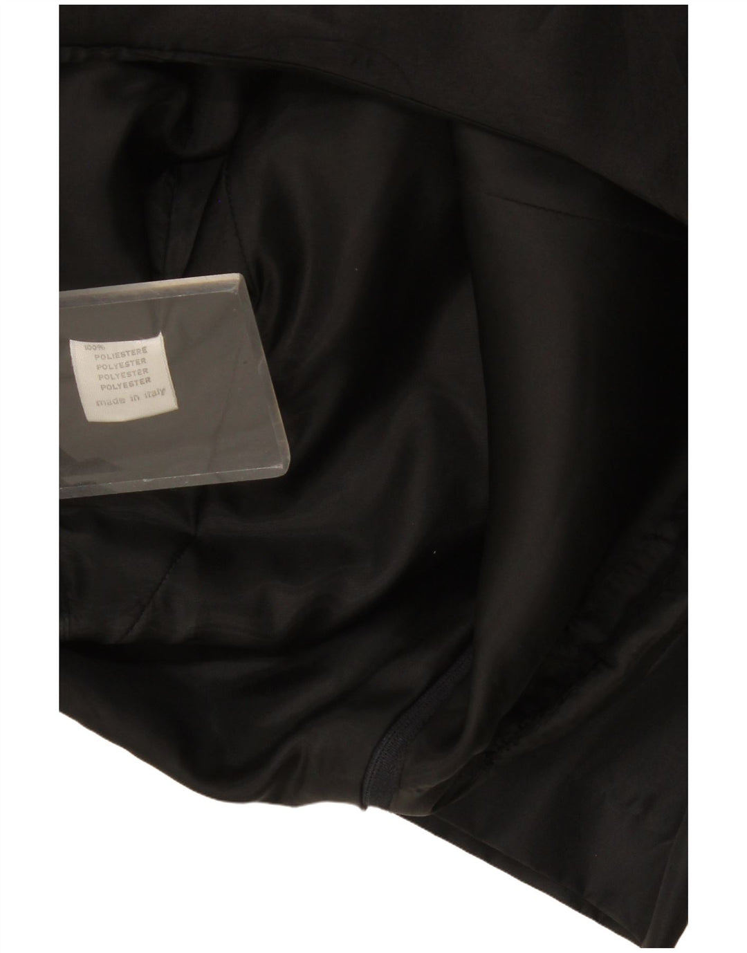 Abito vintage da donna con spalle scoperte UK 8 piccolo poliestere nero