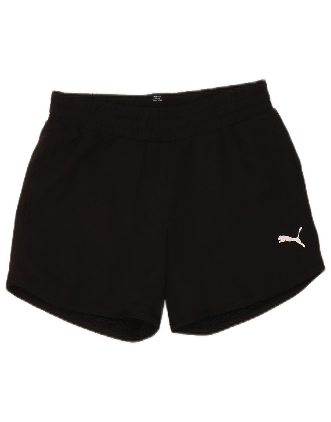 Pantaloncini sportivi Puma per ragazze 13-14 anni in poliestere nero