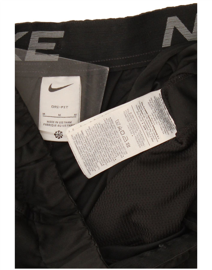 Pantaloncini sportivi Nike Dri Fit da uomo, poliestere medio nero