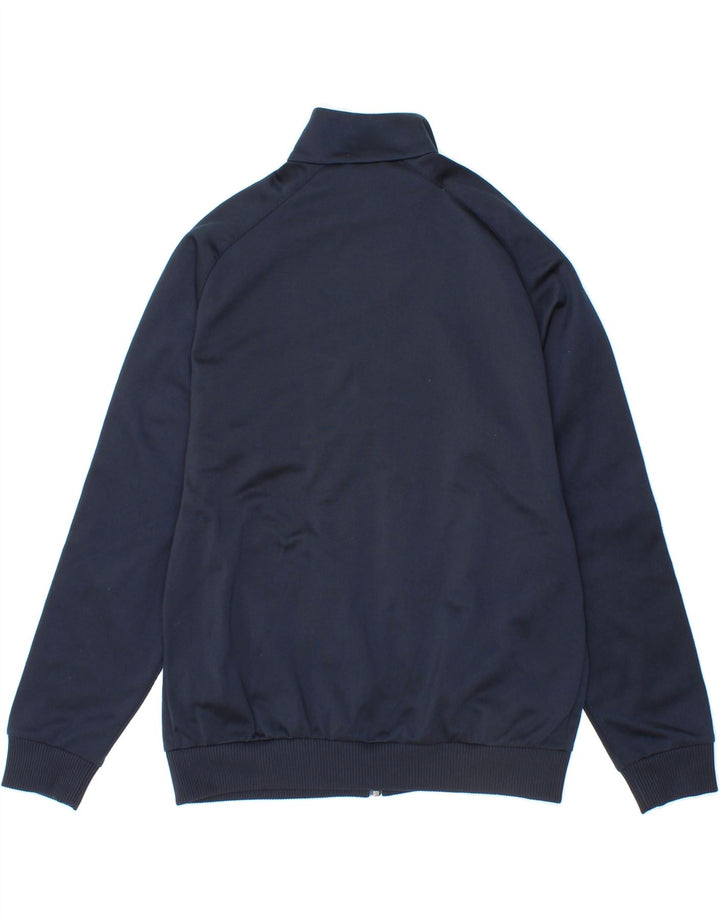 ADIDAS Boys Tracksuit Top Jacket 11-12 Years Navy Blue Polyester Vintage Adidas and Second-Hand Adidas from Messina Hembry 