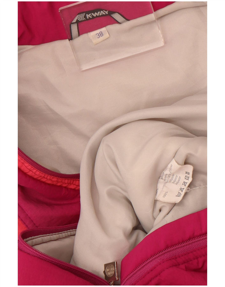 Tuta da sci oversize con grafica K-Way da donna EU 38 Poliammide rosa medio