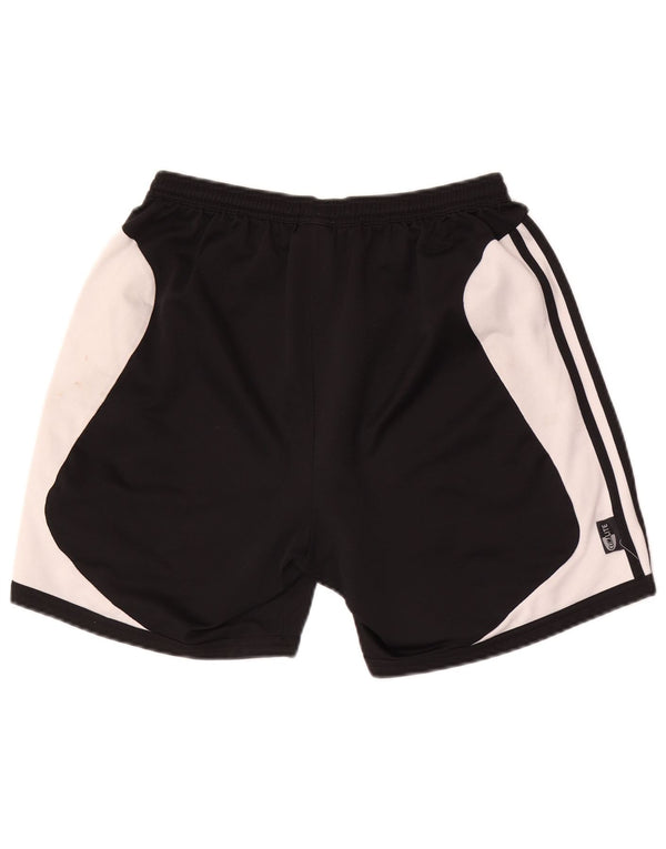Pantaloncini sportivi Adidas Climalite da uomo UK 36 Small Nero Colourblock Poliestere
