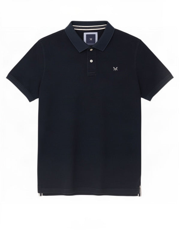 Crew Clothing Polo da uomo XL in cotone blu navy
