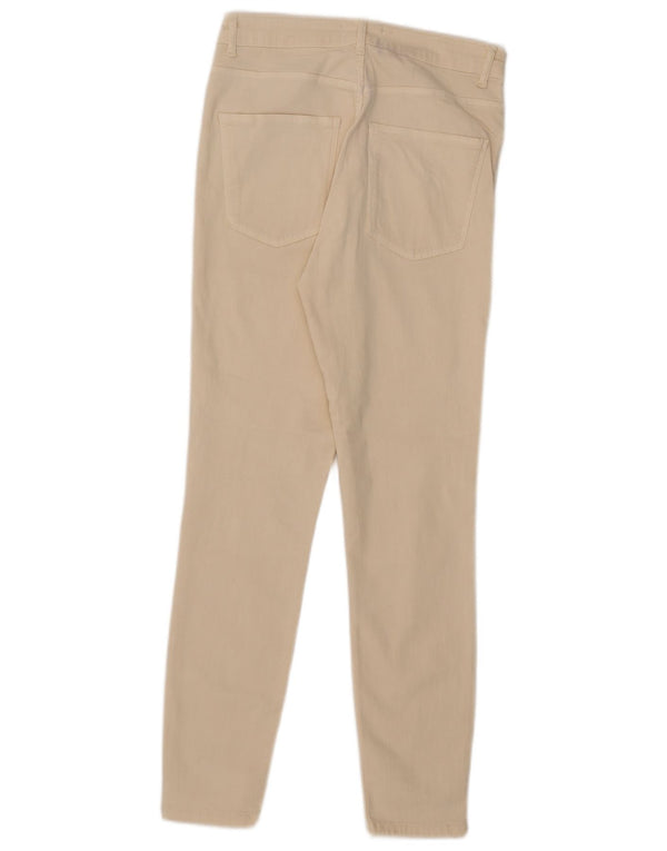 Jeans skinny da donna Zara EU 42 Large W32 L27 Beige