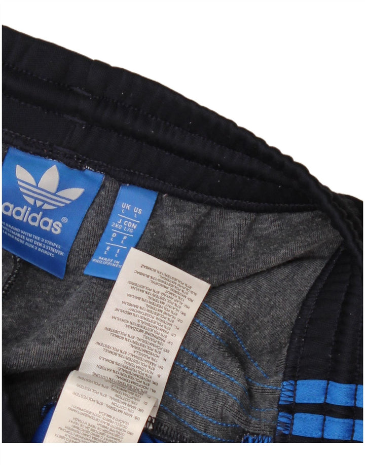 Pantaloncini sportivi da uomo Adidas Large blu navy in poliestere