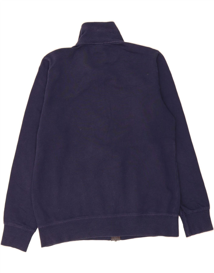 BENETTON Boys Graphic Tracksuit Top Jacket 13-14 Years 3XL Navy Blue Vintage Benetton and Second-Hand Benetton from Messina Hembry 