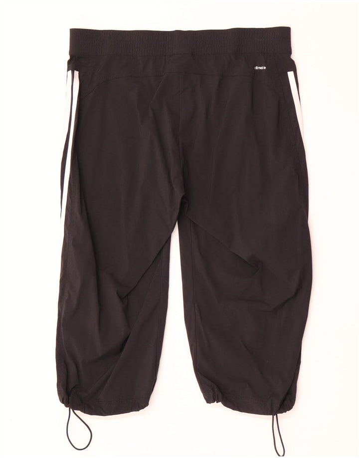 Pantaloncini adidas Climalite Bermuda da donna UK 12 Medium W32 Nylon nero