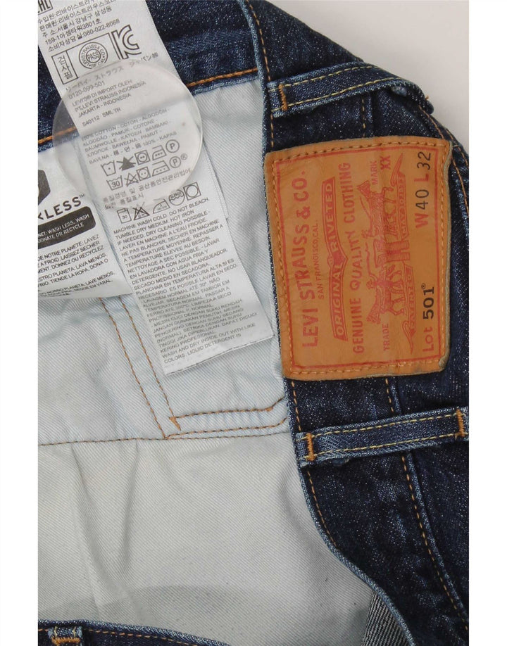 Levi's Uomo 501 Jeans dritti W40 L32 Cotone Blu