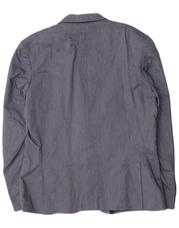 Giacca blazer da uomo a 2 bottoni Jack & Jones IT 56 3XL cotone blu