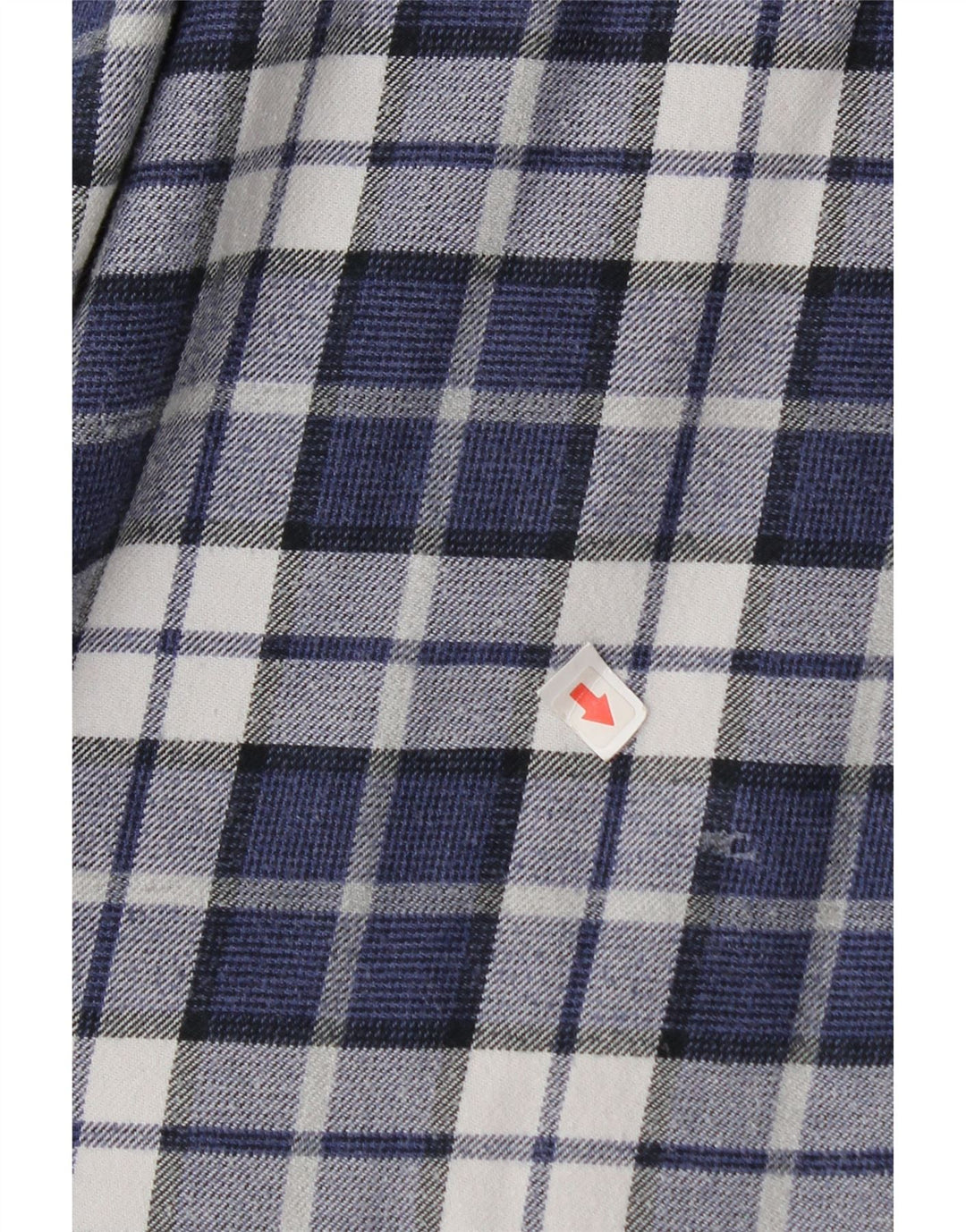 Camicia da uomo in flanella Massimo Dutti XL a quadri blu navy