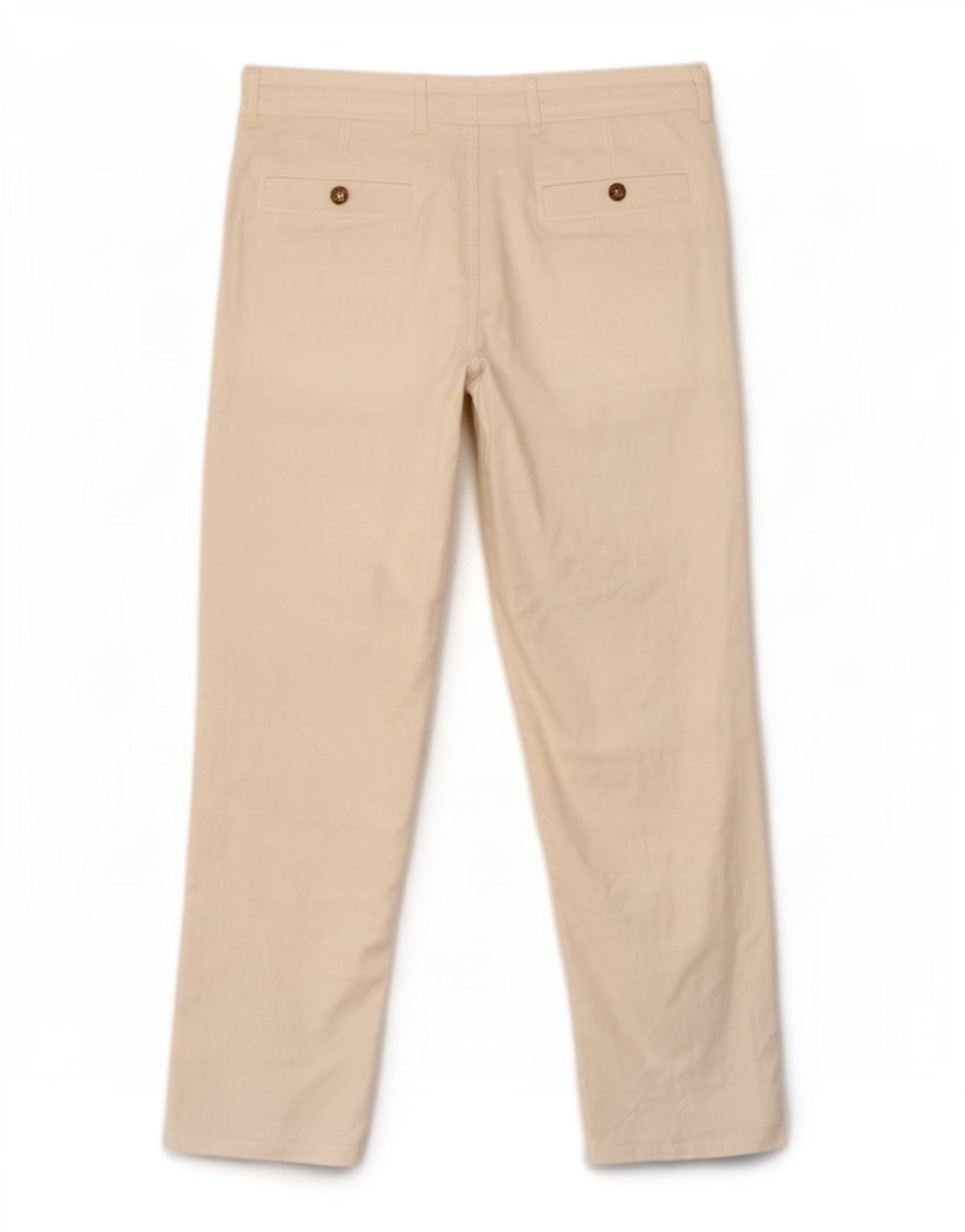 Pantaloni chino dritti Marks & Spencer da uomo blu Harbour W34 L29 bianchi