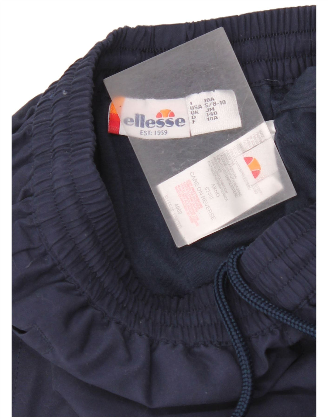 Pantaloni della tuta da bambina Ellesse 9-10 anni in poliestere blu navy