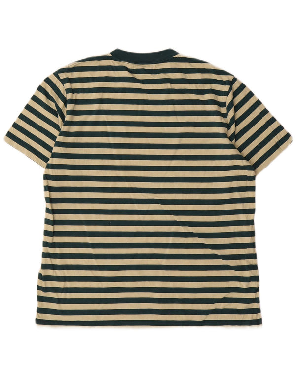 T-shirt da uomo Carhartt Top in cotone a righe verde medio