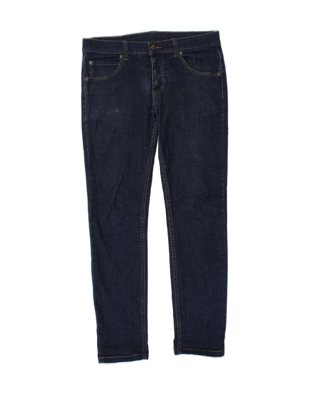 CHEAP MONDAY Womens Slim Jeans W32 L29 Navy Blue Cotton Vintage Cheap Monday and Second-Hand Cheap Monday from Messina Hembry 