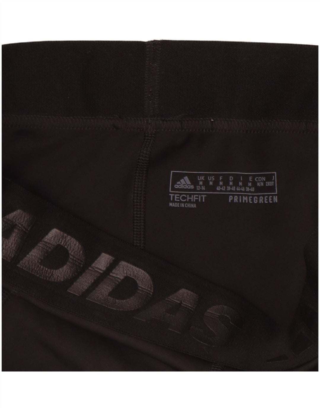 Leggings grafici da donna Adidas UK 12/14 Poliestere nero medio