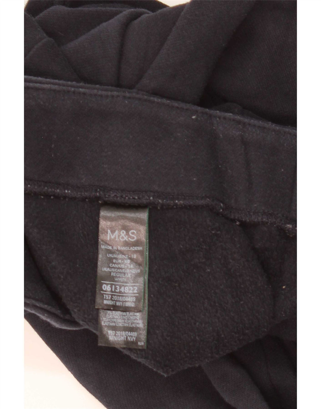 Leggings da donna Marks & Spencer UK 18 XL Poliestere blu navy
