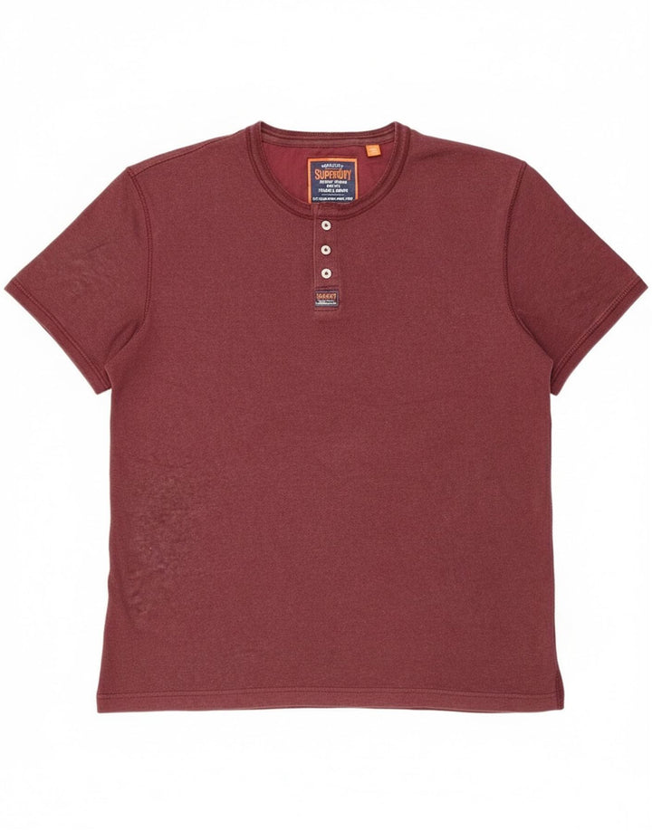 T-shirt da uomo Superdry Top 2XL Bordeaux