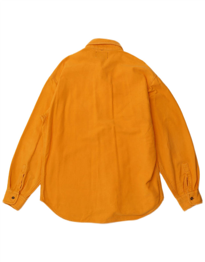 REPLAY Camicia da uomo in flanella XL gialla