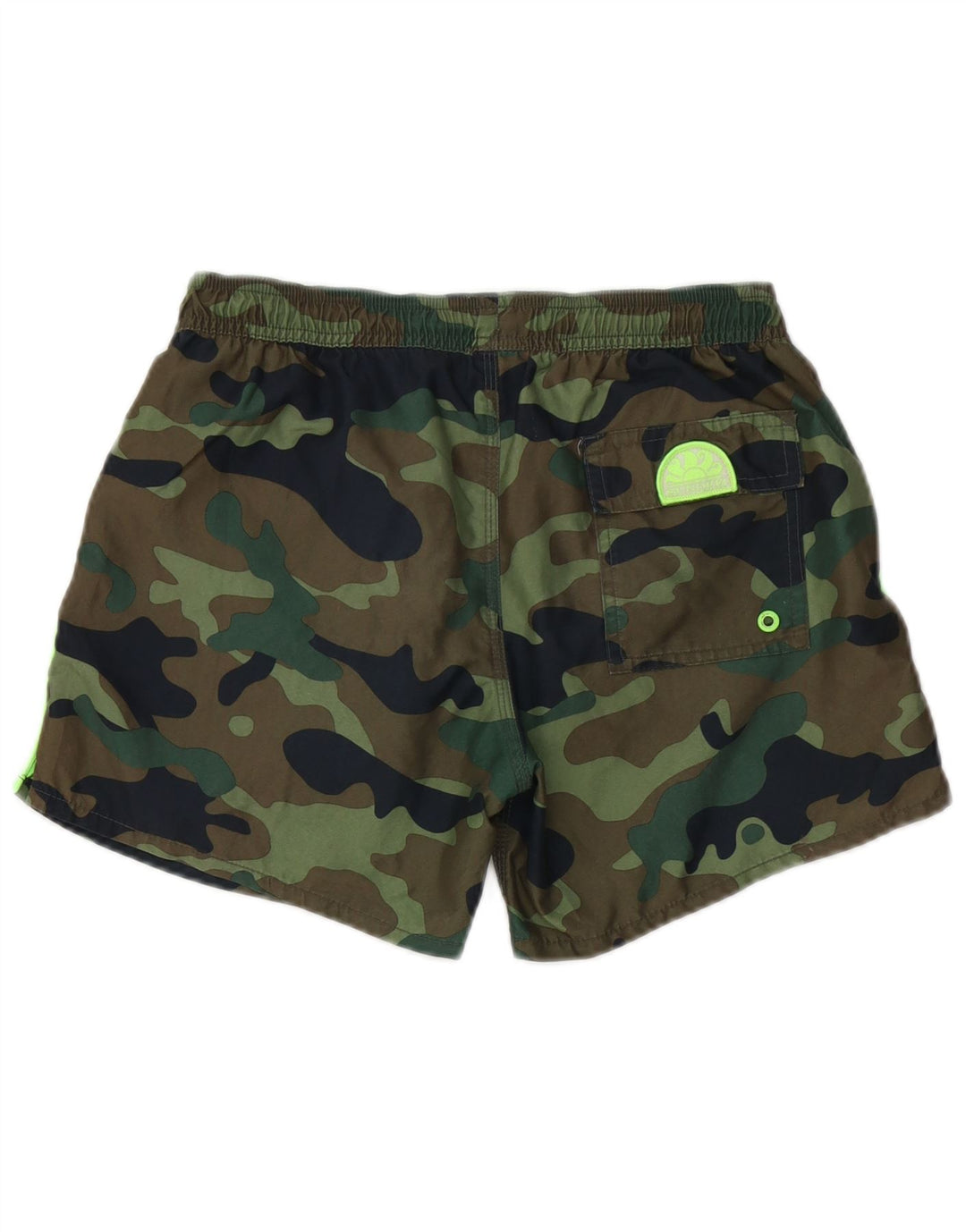 Pantaloncini da bagno Sundek per ragazzi 13-14 anni Poliestere mimetico kaki