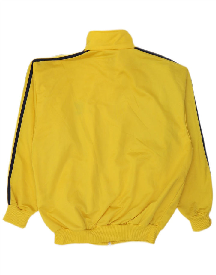 Giacca da tuta da uomo Adidas UK 36/38 Small Giallo Poliestere