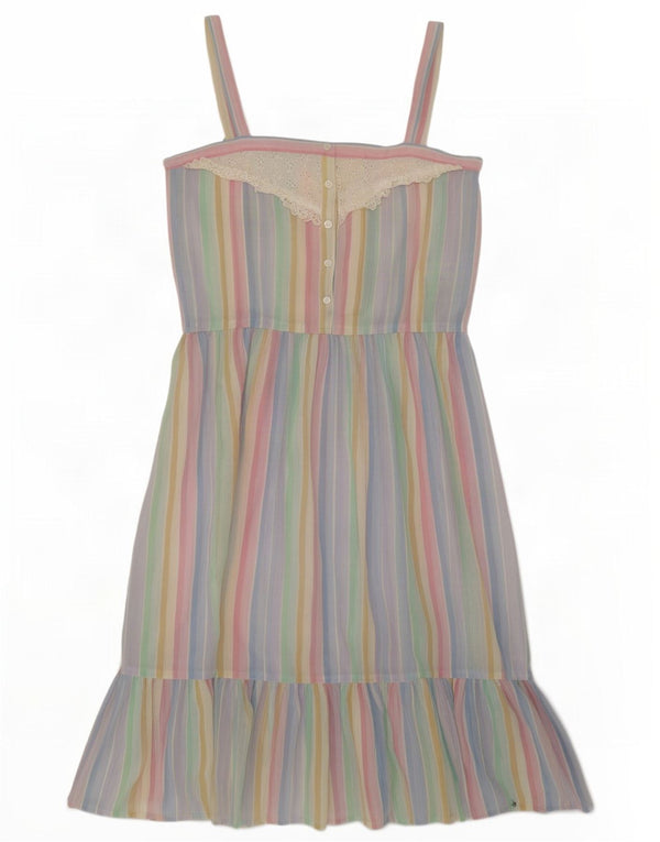 Prendisole senza maniche da donna Bellino UK 14 Grande a righe multicolore