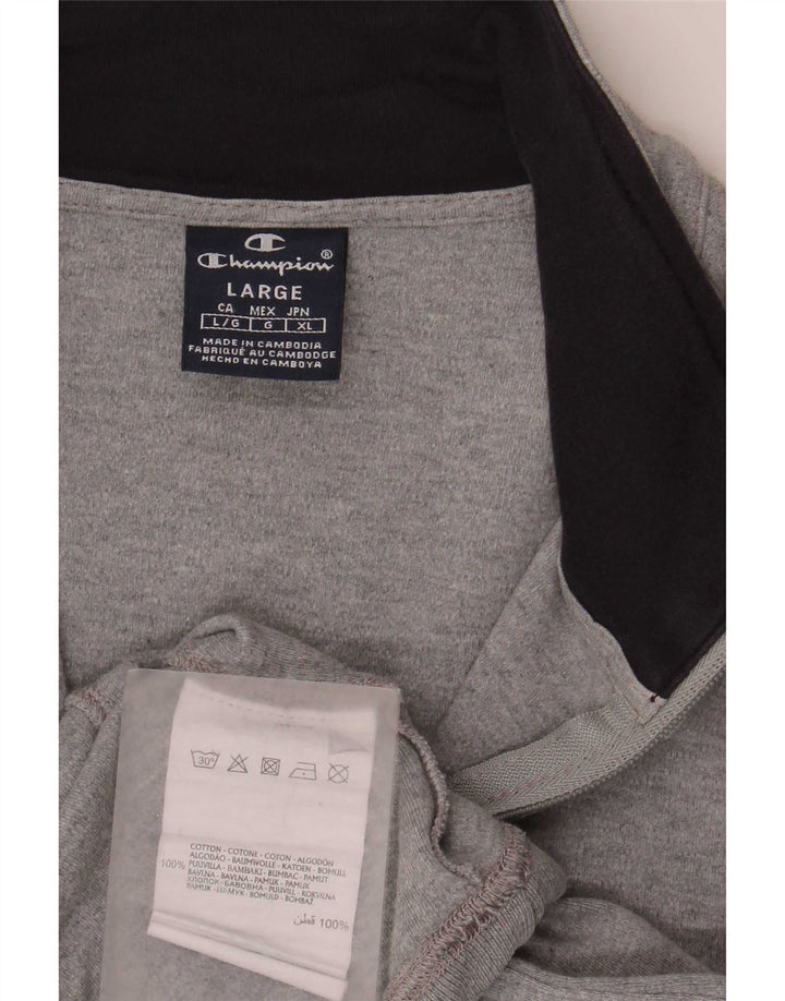 Giacca da tuta da donna Champion UK 16 grande cotone grigio
