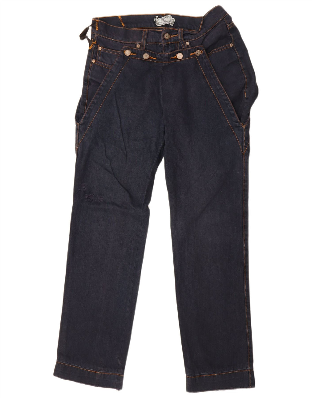 Jeans dritti da donna Frankie Morello W30 L30 Blu navy