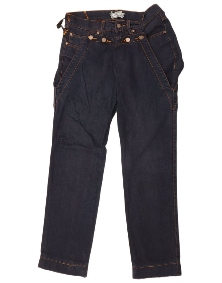 Jeans dritti da donna Frankie Morello W30 L30 Blu navy