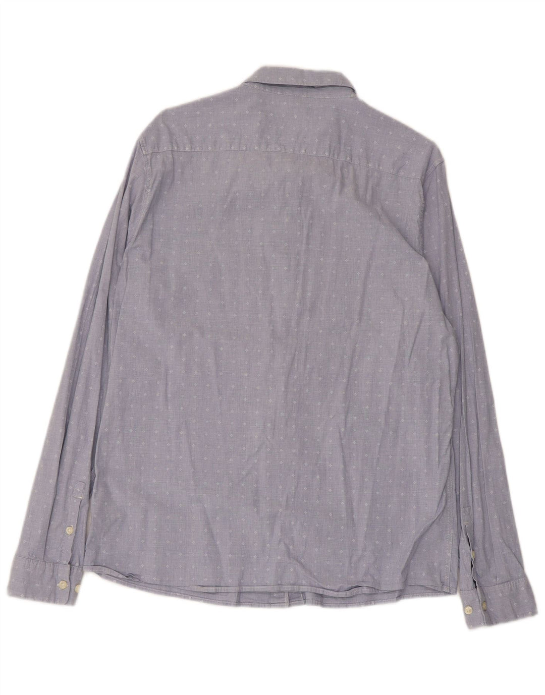 Camicia Lee da uomo slim fit elasticizzata XL in cotone geometrico blu