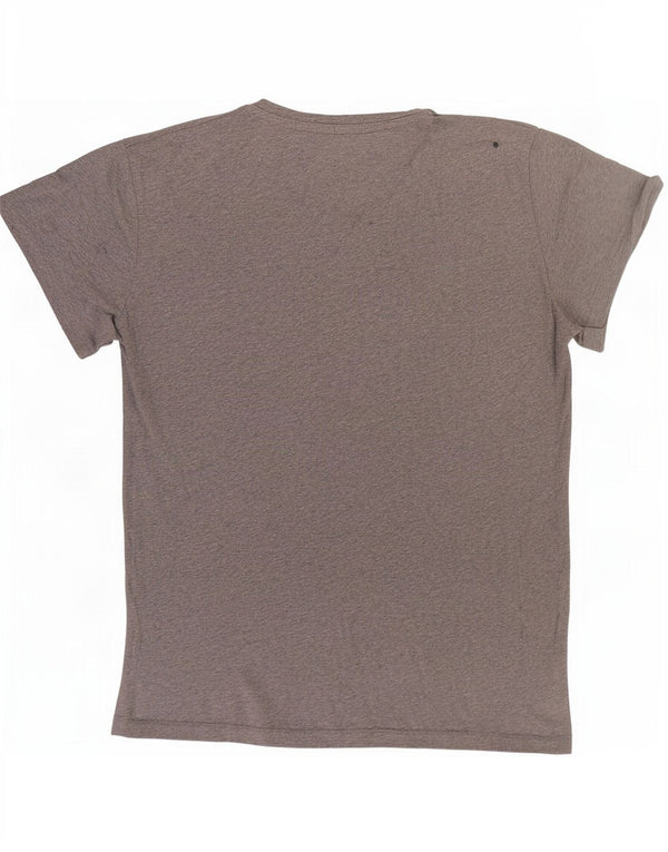 Calvin Klein Jeans T-shirt grafica da uomo Top grande in cotone chiazzato grigio