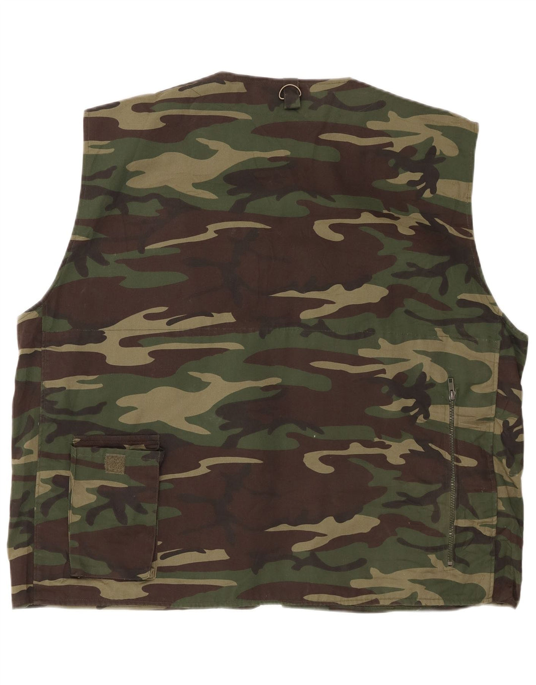ESSE EMME Gilet da uomo UK 42 XL Poliestere mimetico kaki