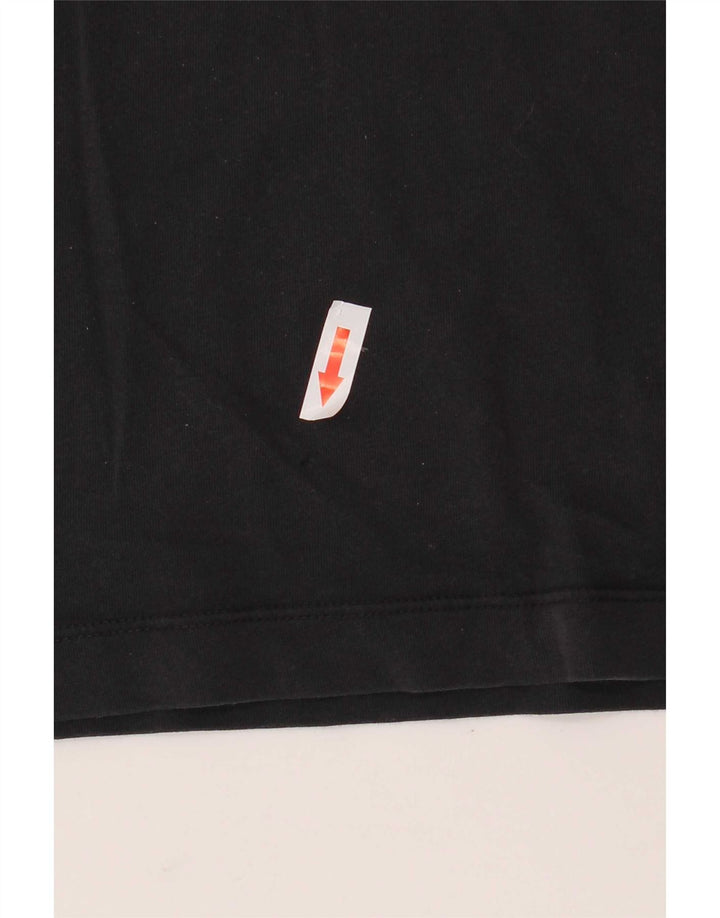 T-shirt grafica da uomo Jordan Top piccola in cotone nero