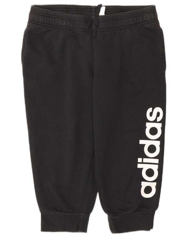 ADIDAS Mens Graphic Bermuda Sport Shorts UK 12/14 Medium  Black Cotton