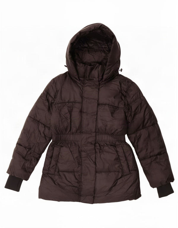 Gap Giacca imbottita oversize con cappuccio da donna UK 10 Small Poliestere nero