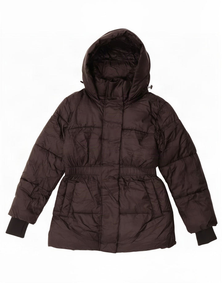 Gap Giacca imbottita oversize con cappuccio da donna UK 10 Small Poliestere nero