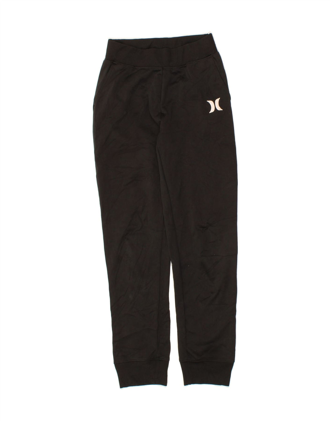 HURLEY Boys Tracksuit Trousers Joggers 12-13 Years Large Black Polyester Vintage Hurley and Second-Hand Hurley from Messina Hembry 
