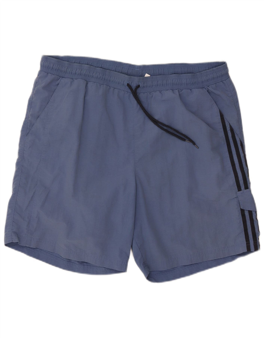 ADIDAS Mens Sport Shorts Large Navy Blue Polyamide