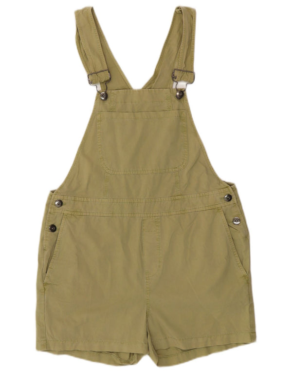 Pantaloncini salopette da donna VINTAGE medi W34 in cotone verde
