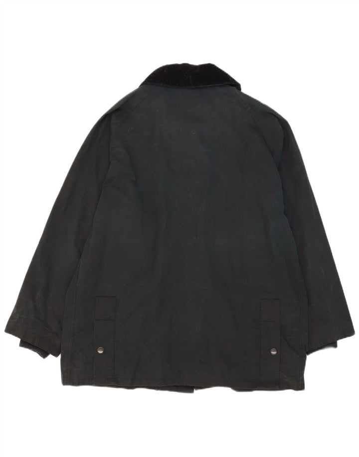 Giacca da uomo in cotone cerato Zara UK 38 Cotone medio blu navy
