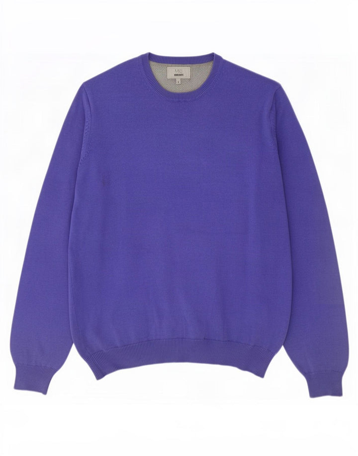 Maglione maglione girocollo vestibilità regolare da uomo Marks & Spencer grande viola