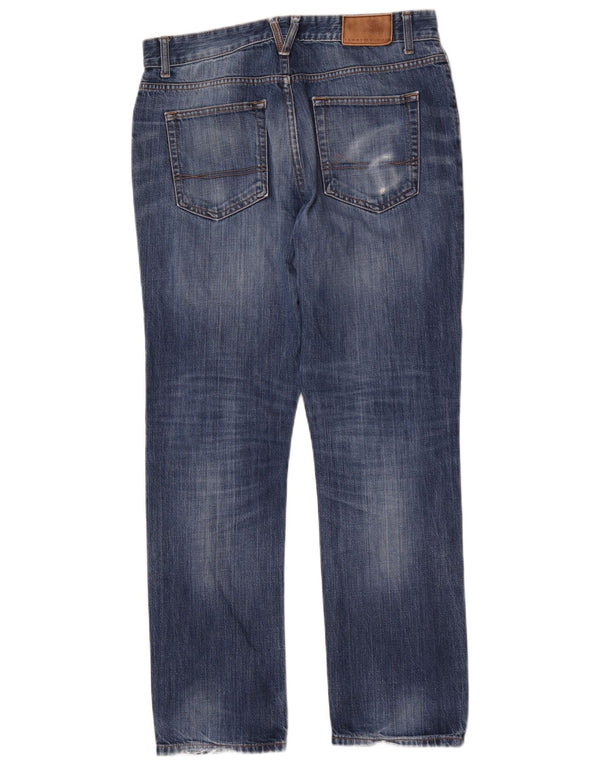 Jeans dritti da uomo Tommy Hilfiger W33 L32 cotone blu
