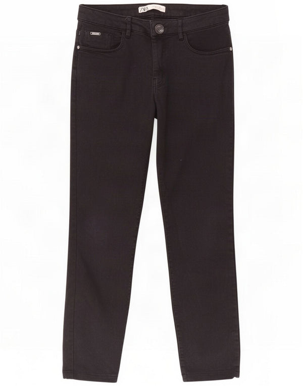 Zara Jeans slim da donna EU 38 Small W28 L24 Nero