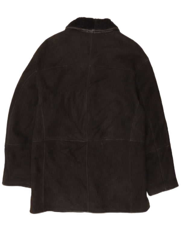 Gimo's Giacca in shearling da uomo UK 40 Large Nera