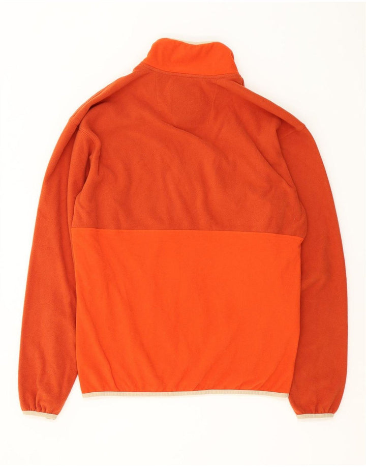 Giacca in pile da uomo COLUMBIA UK 38 Poliestere arancione medio