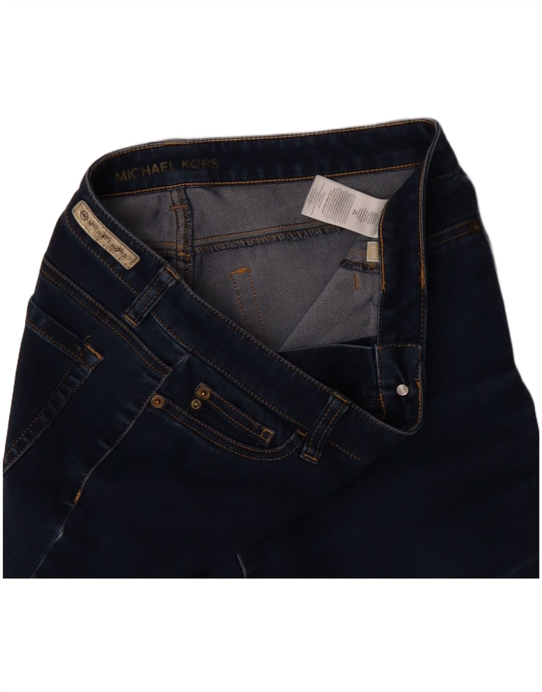 MICHAEL KORS Jeans skinny da donna US 8 medi W29 L29 Cotone blu navy