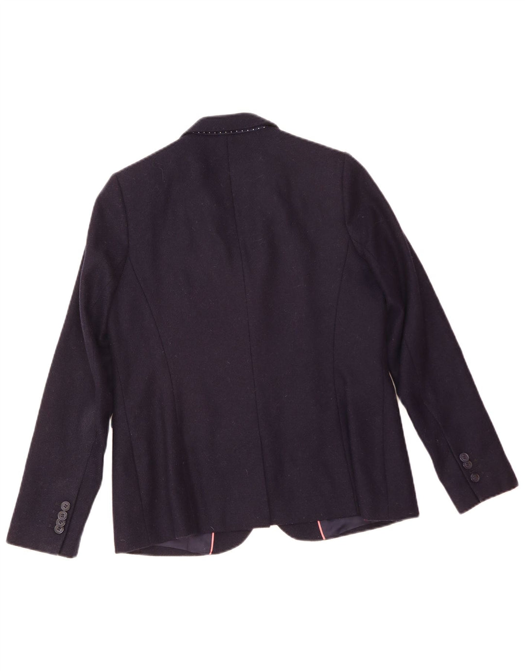Crew Clothing Giacca blazer da donna a 2 bottoni UK 12 Lana blu navy media