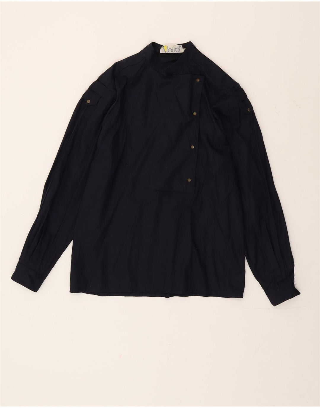 Camicia pullover ampia da donna Laurel EU 34 XS cotone blu navy