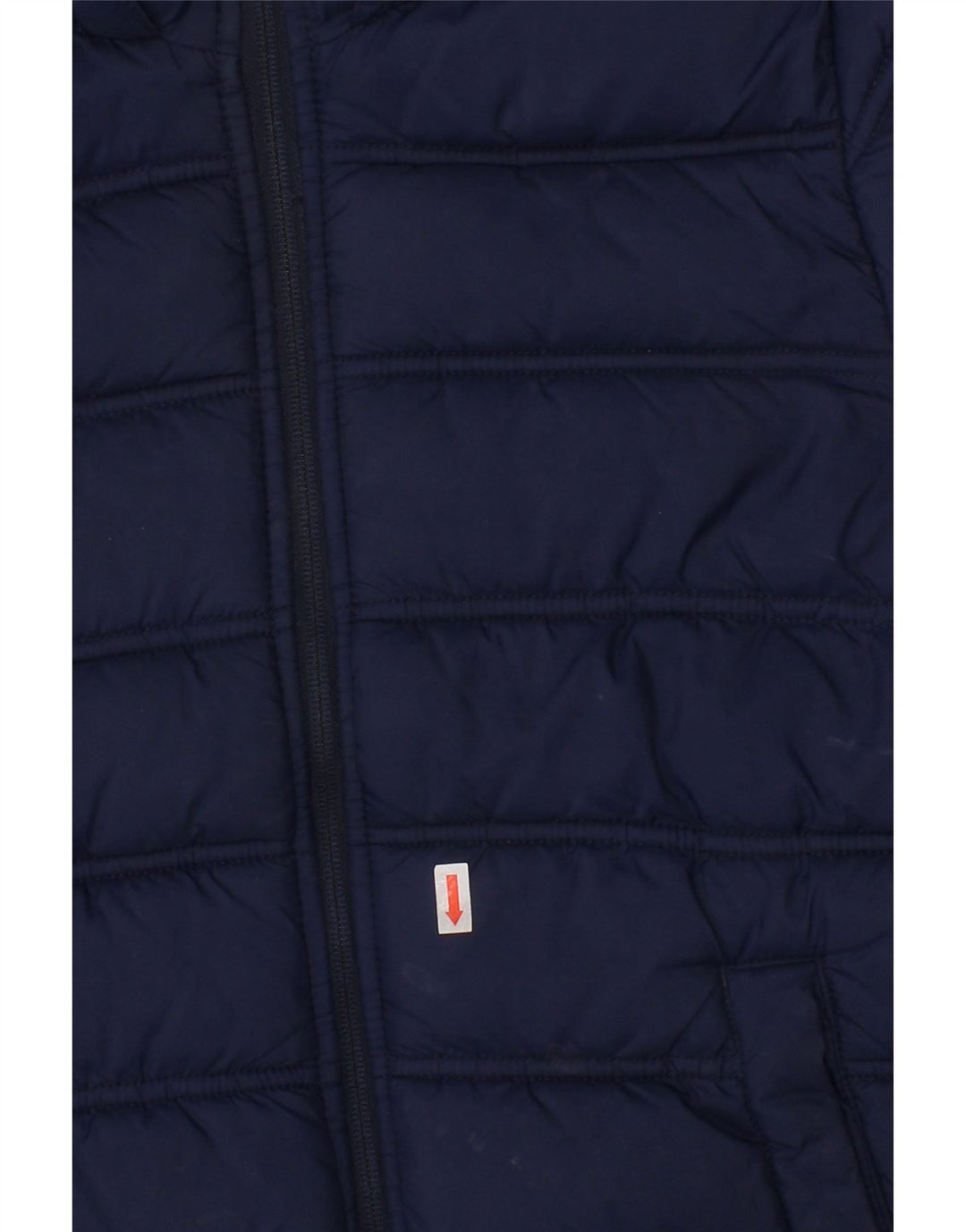 BENETTON Boys Hooded Padded Jacket 8-9 Years Large  Navy Blue Polyester Vintage Benetton and Second-Hand Benetton from Messina Hembry 